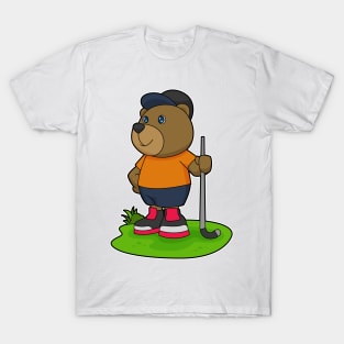 Bear Hockey Hockey stick T-Shirt